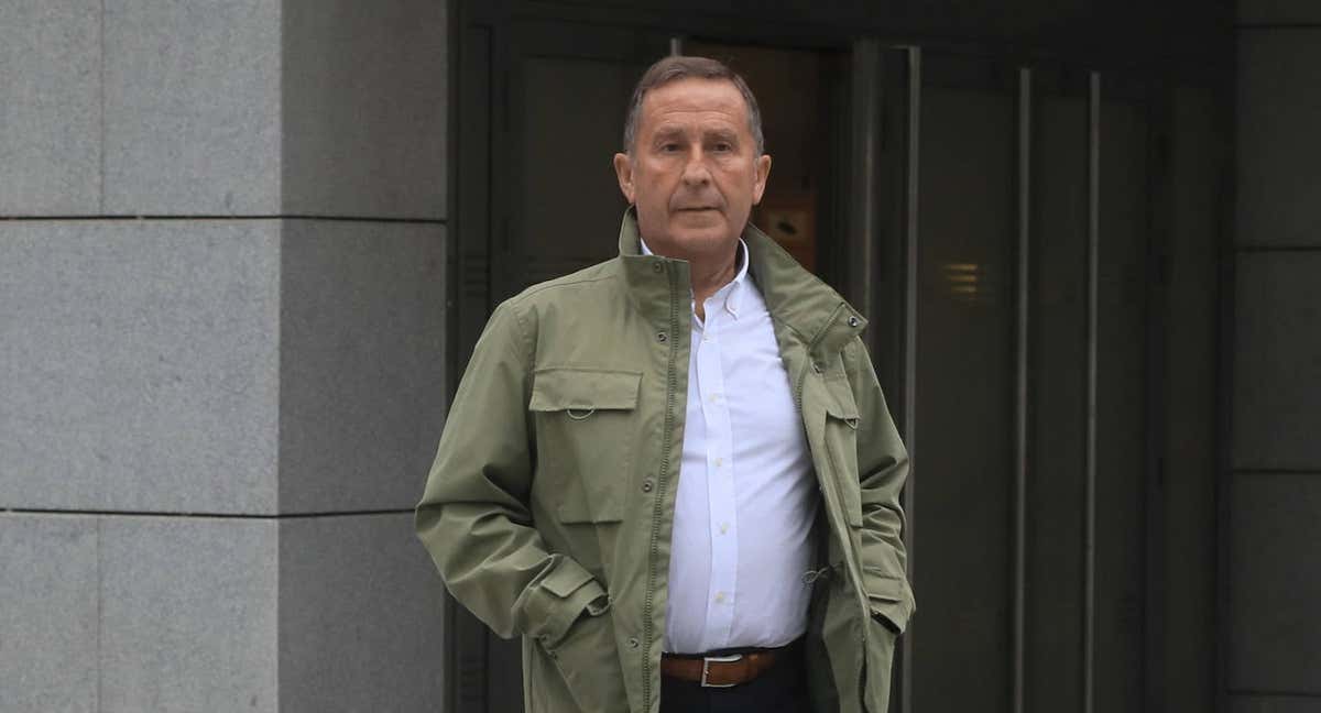 Rafael del Amo, presidente del Comité Nacional de Fútbol Femenino de la RFEF, durante su declaración en la Audiencia Nacional.