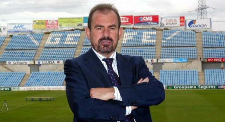 Ángel Torres, presidente del Getafe.
