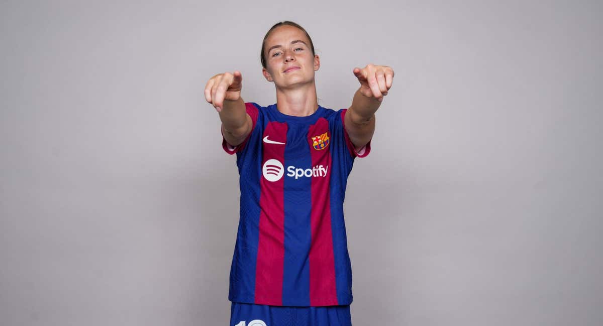 Caroline Graham Hansen, jugadora del Barça. /GETTY