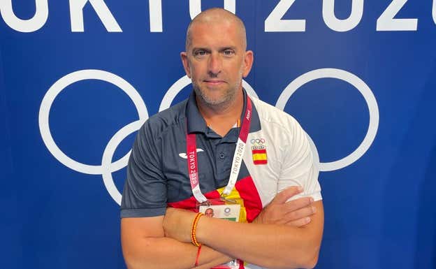Fred Vergnoux, durante su etapa como entrenador del equipo español.