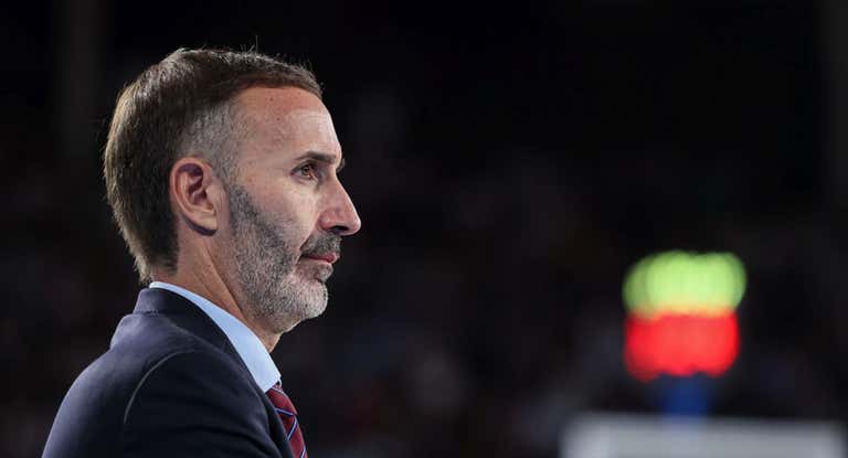 Sito Alonso, entrenador de UCAM Murcia, durante un partido.