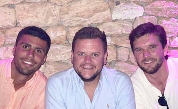 Rodri, con su amigo Ximo.