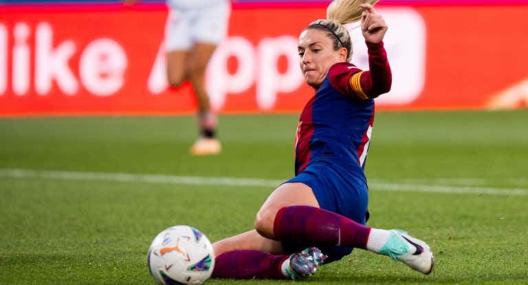 Alexia Putellas, en su último partido de Liga F con el Barça.