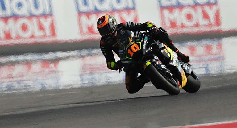 Luca Marini en Indonesia.