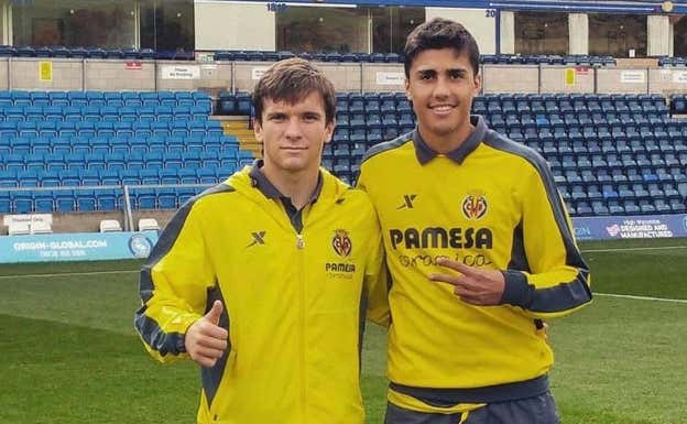 Ximo y Rodri, en su época en la cantera del Villarreal.