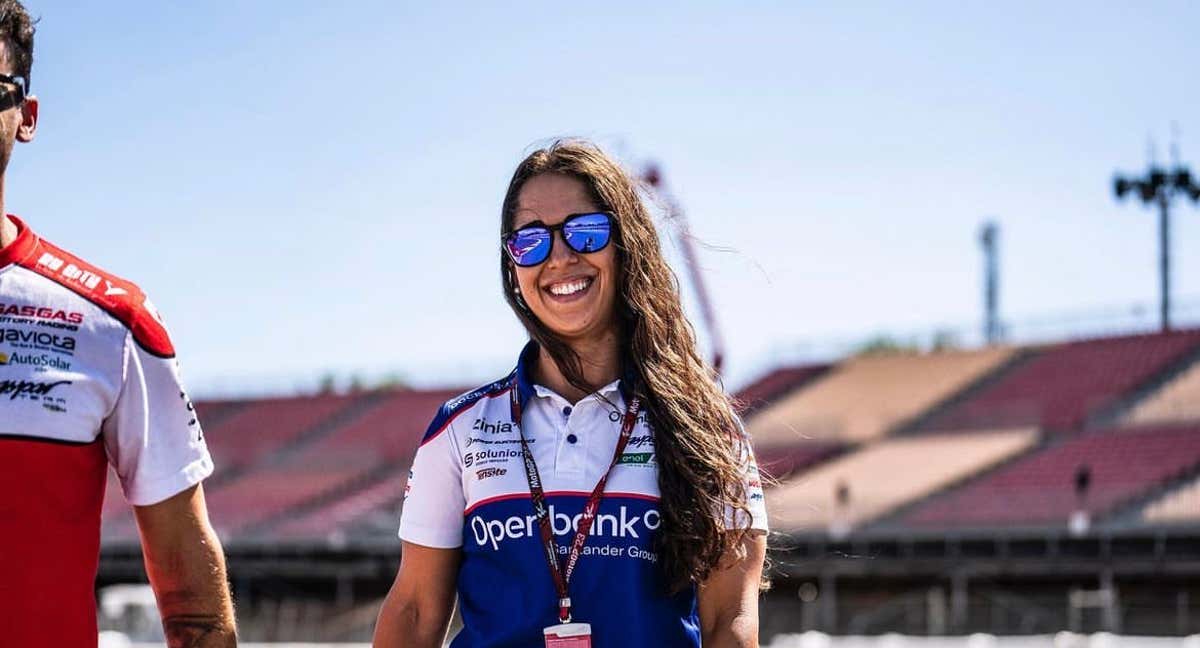 María Herrera en el Circuito de Barcelona-Cataluña.