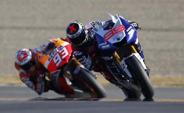 Jorge Lorenzo y Marc Márquez. Reuters