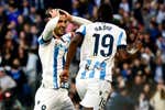 Sadiq pone fin a su calvario con un golazo que impresionó hasta a Merino