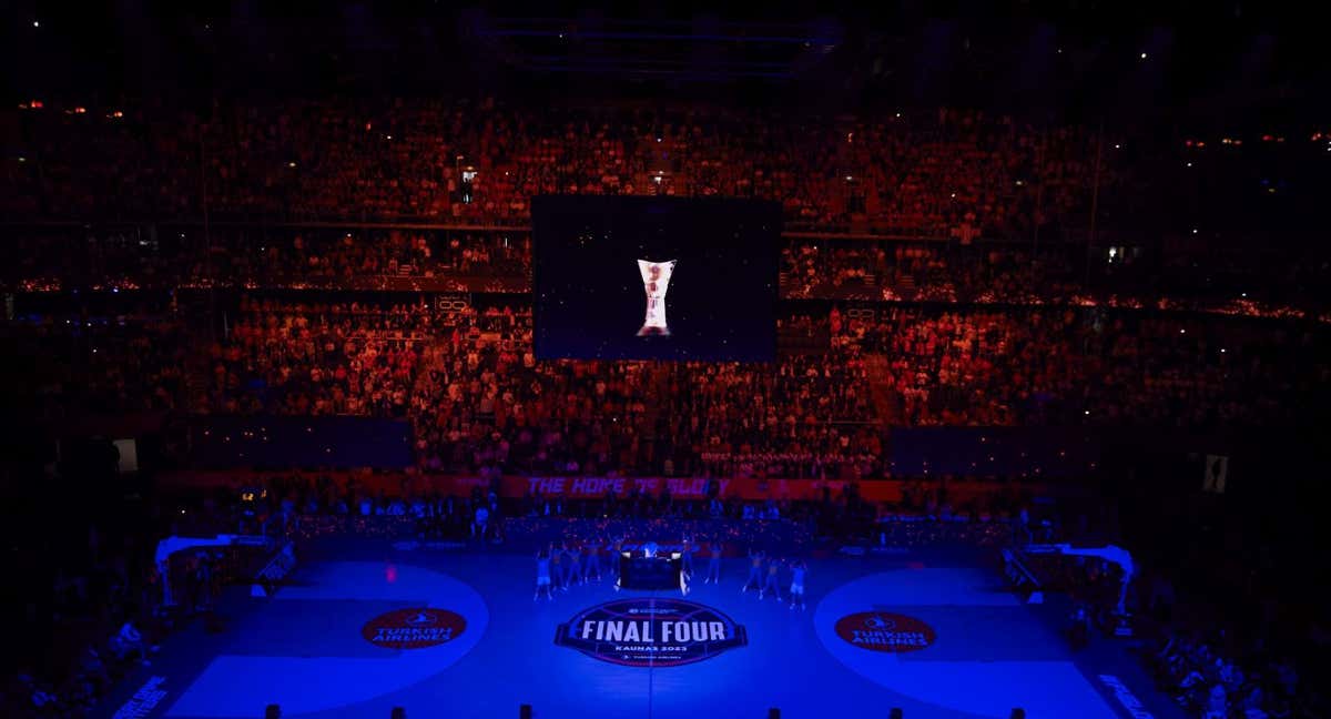 Un momento de la pasada final de la Euroliga en Kaunas. /GETTY IMAGES