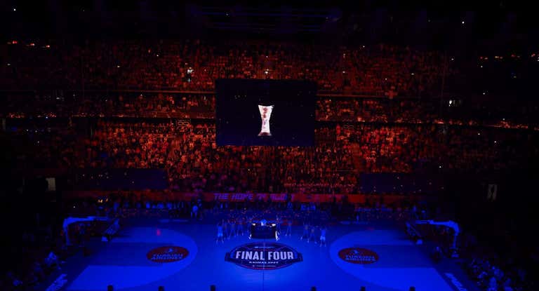 Un momento de la pasada final de la Euroliga en Kaunas.