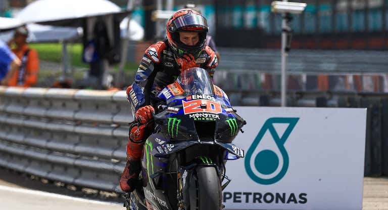 Fabio Quartararo, este año con la Yamaha.