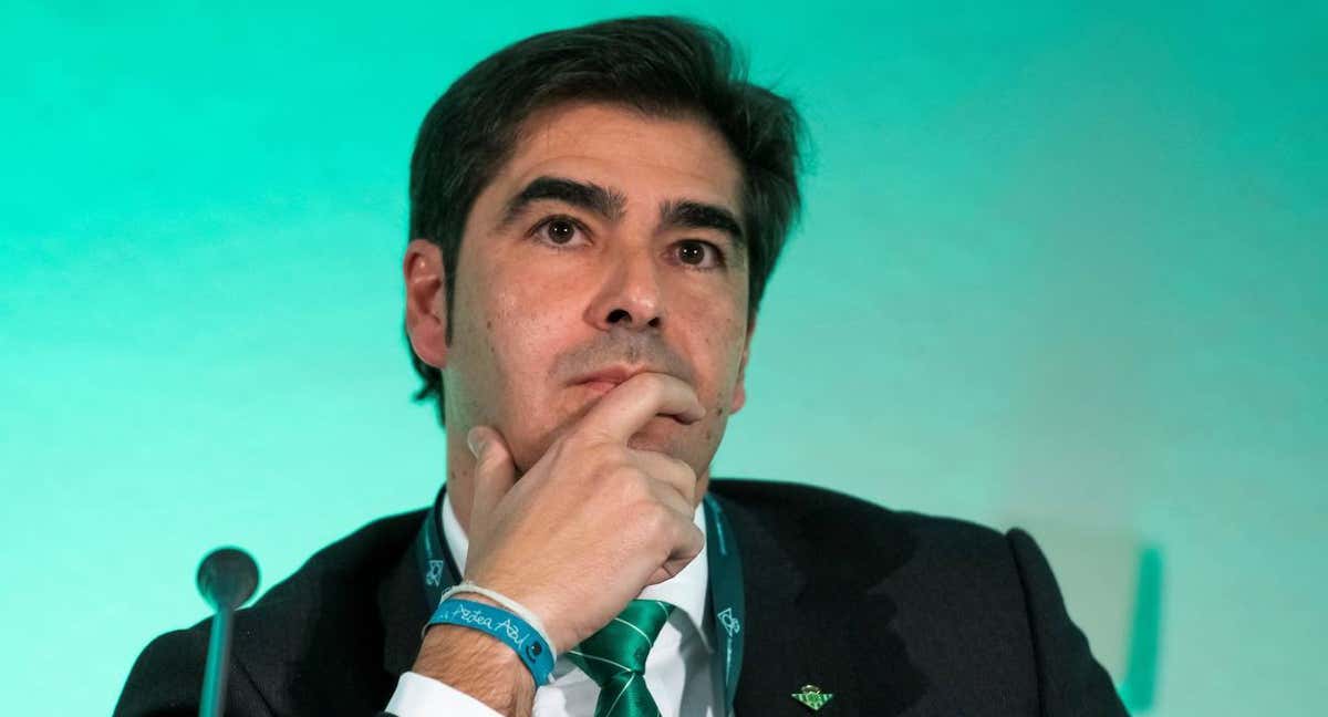 El presidente del Betis, Ángel Haro./ABC