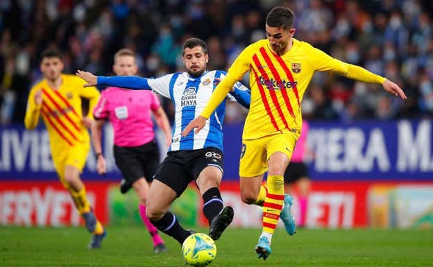 Fran Mérida en su etapa como jugador del RCD Espanyol.  GETTY