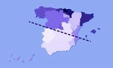 El mapa de los deportistas de élite que evidencia una brecha norte-sur en España