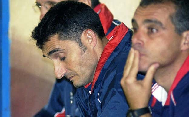 Un cabizbajo Valverde, en el partido ante la Gimnástica. Archivo