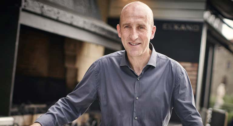 Aitor Arregi, exfutbolista y dueño del restaurante Elkano.