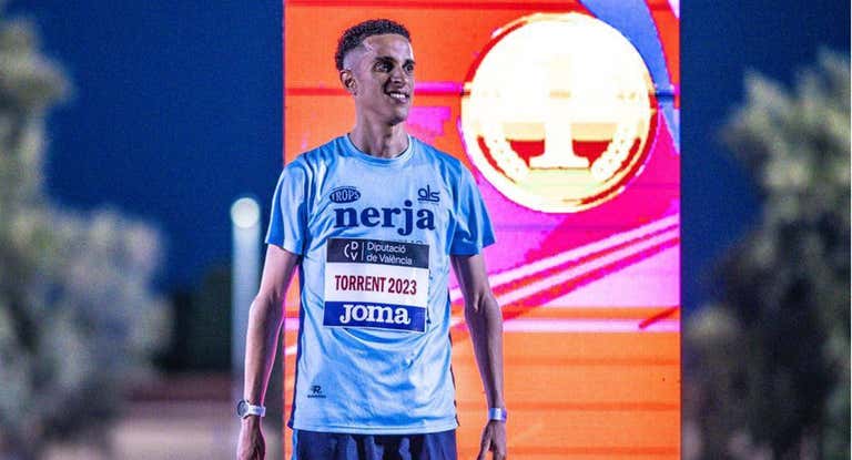 Ouassim Oumaiz (24), campeón de España de 5.000 m en 2023.