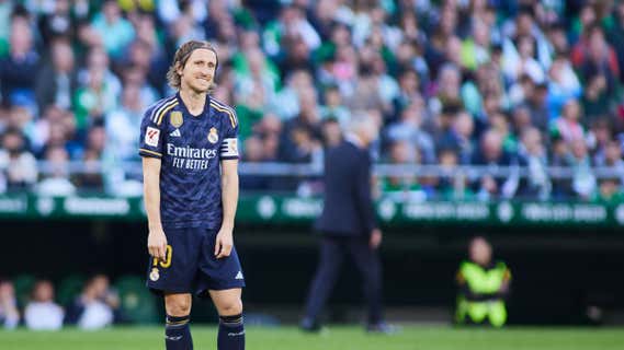 Modric, durante el partido contra el Betis. /EP