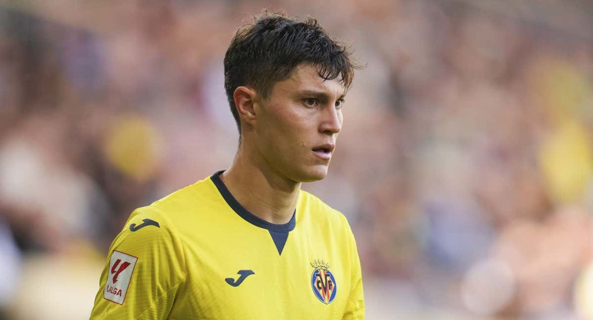Jorge Cuenca, durante un partido del Villarreal.