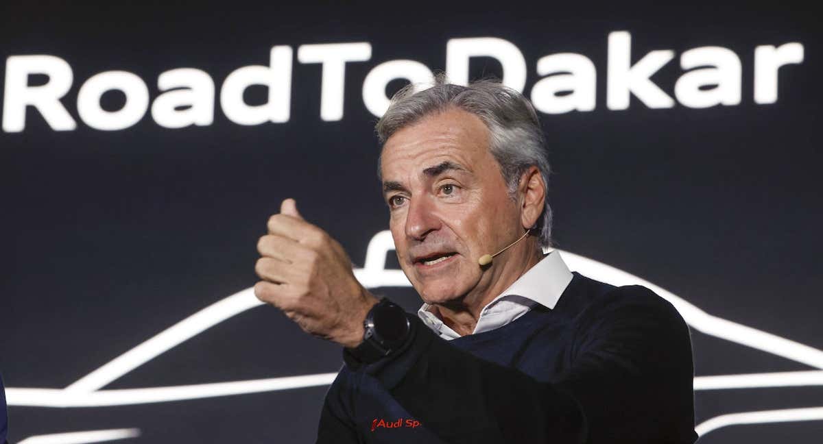 Carlos Sainz, este miércoles en el Circuito de Madrid Jarama RACE.