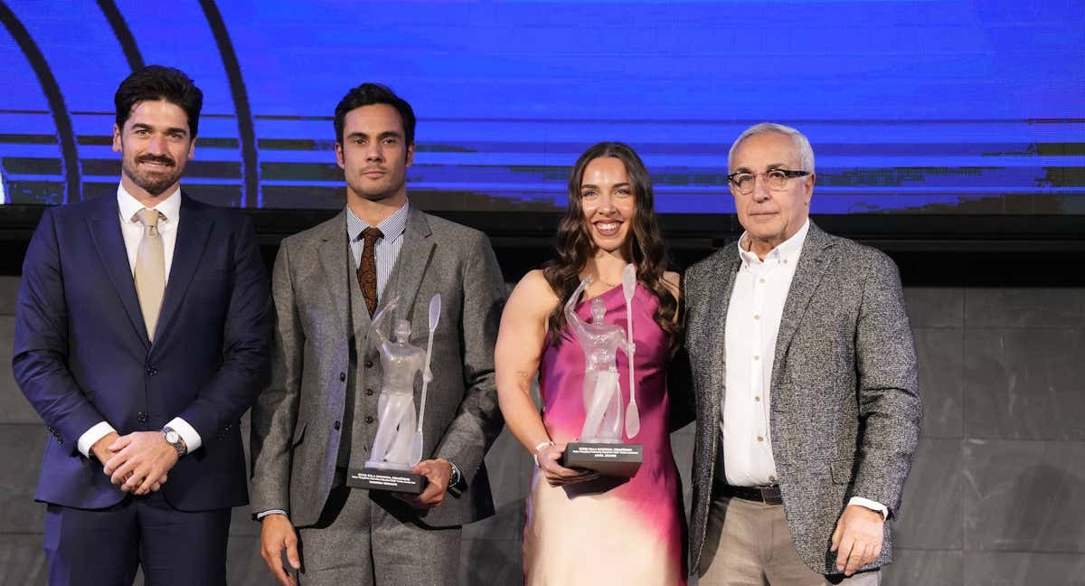 Hernanz, Germade, Jácome y Alejandro Blanco, en la Gala.