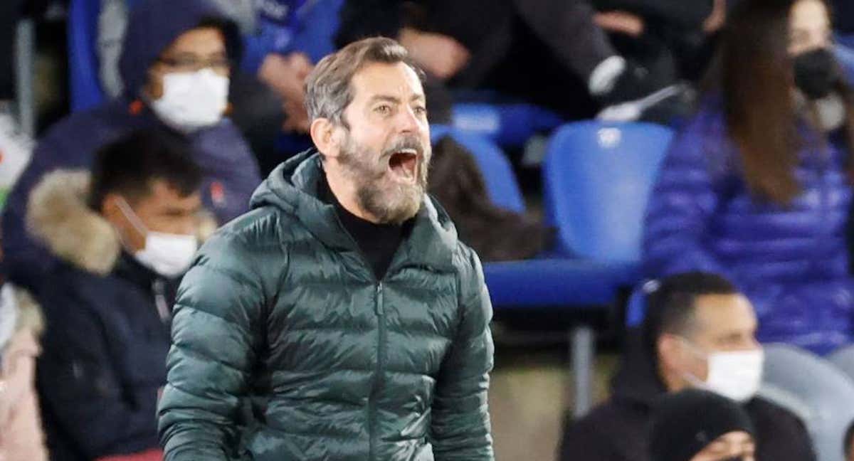 Quique Flores, en su etapa en el Getafe. /EFE