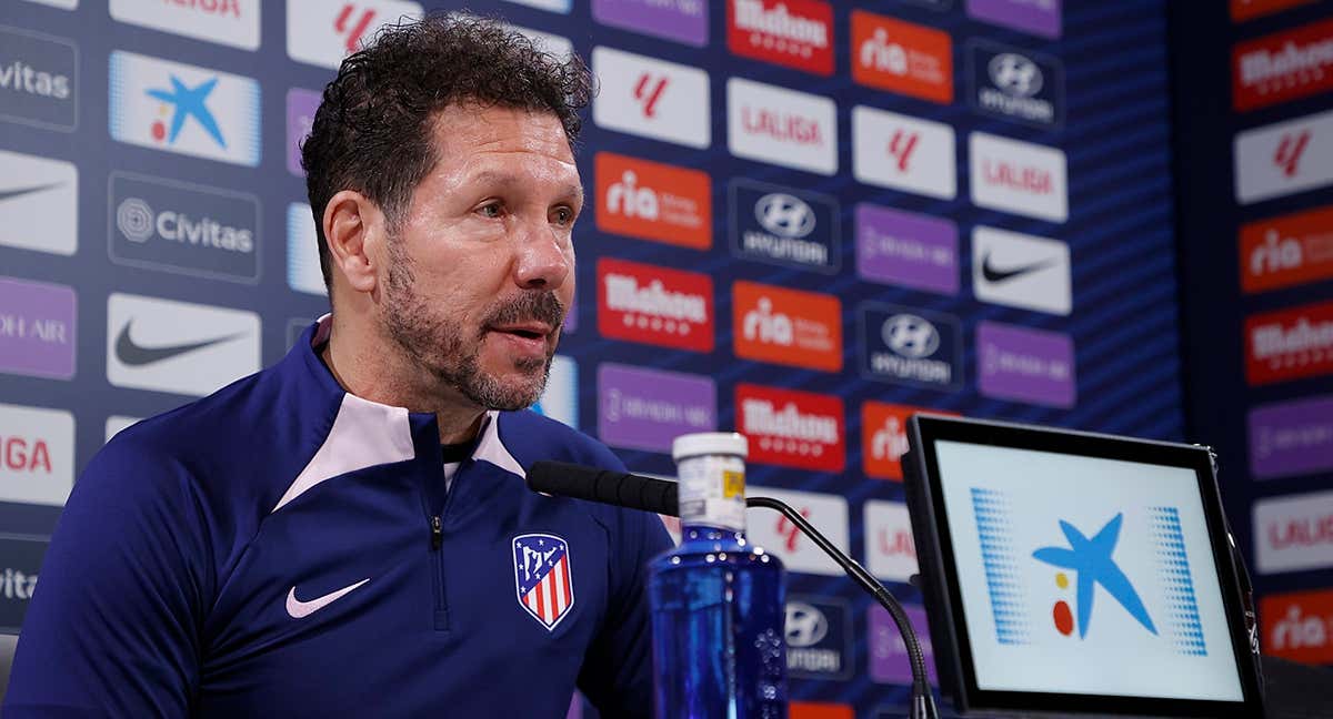 Diego Pablo Simeone en rueda de prensa. /Atlético de Madrid