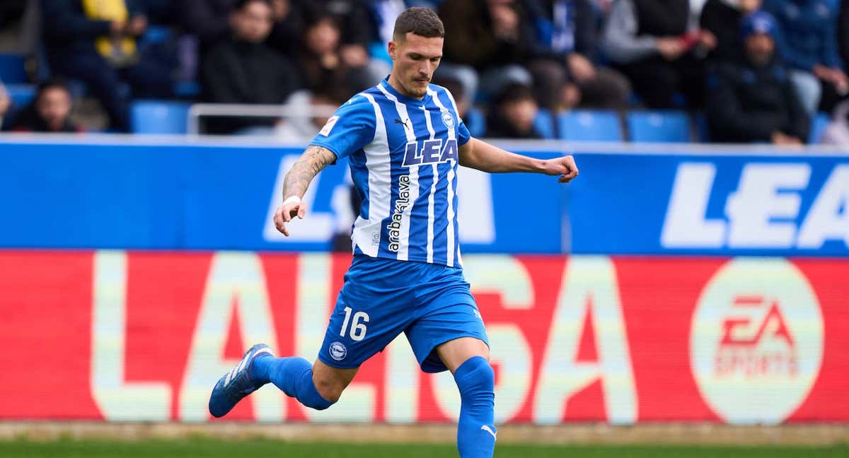 Rafa Marín, con el Alavés. /GETTY