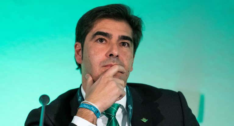 El presidente del Betis, Ángel Haro.