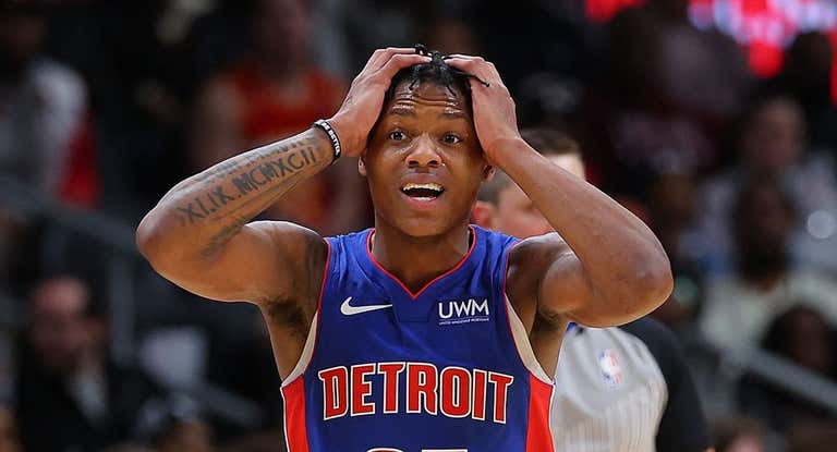 Marcus Sasser, jugador de los Detroit Pistons.