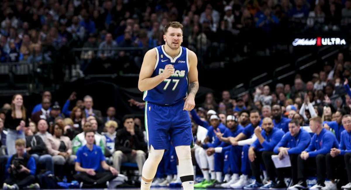 Luka Doncic con los Dallas Mavericks. /Reuters