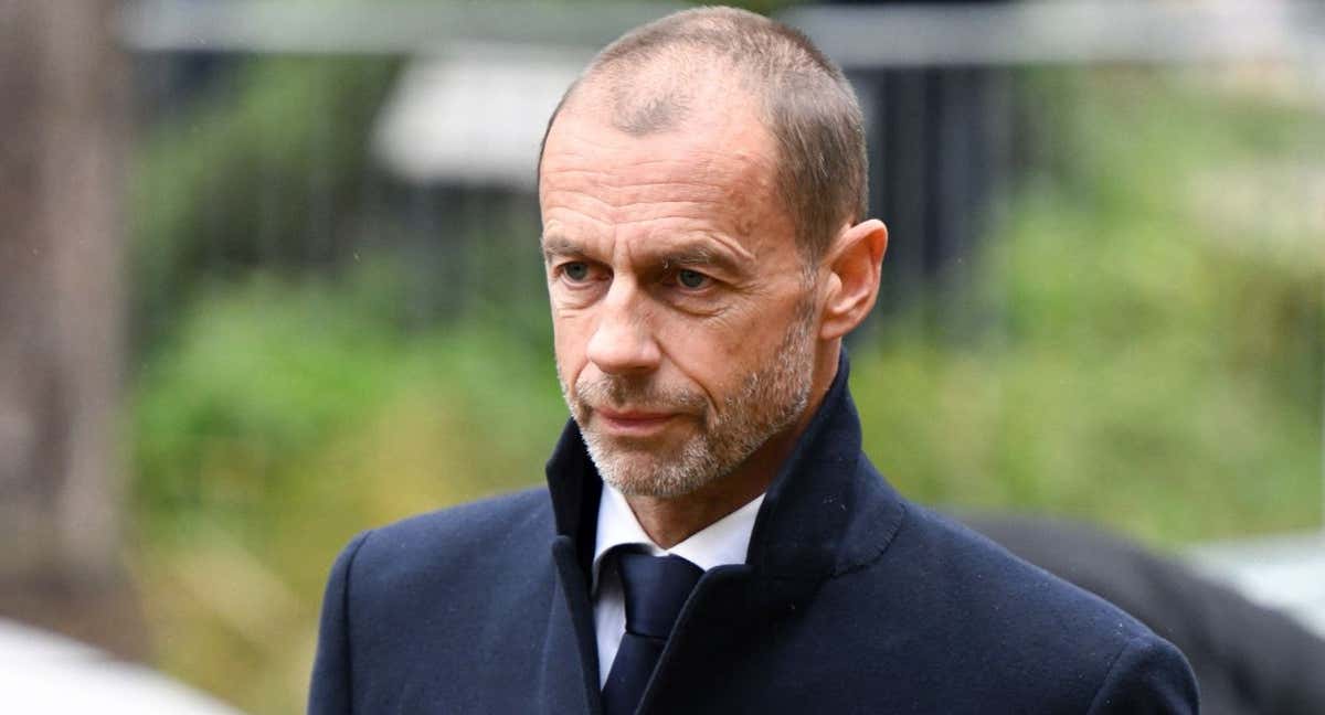 Aleksander Ceferin, presidente de la UEFA. /GETTY