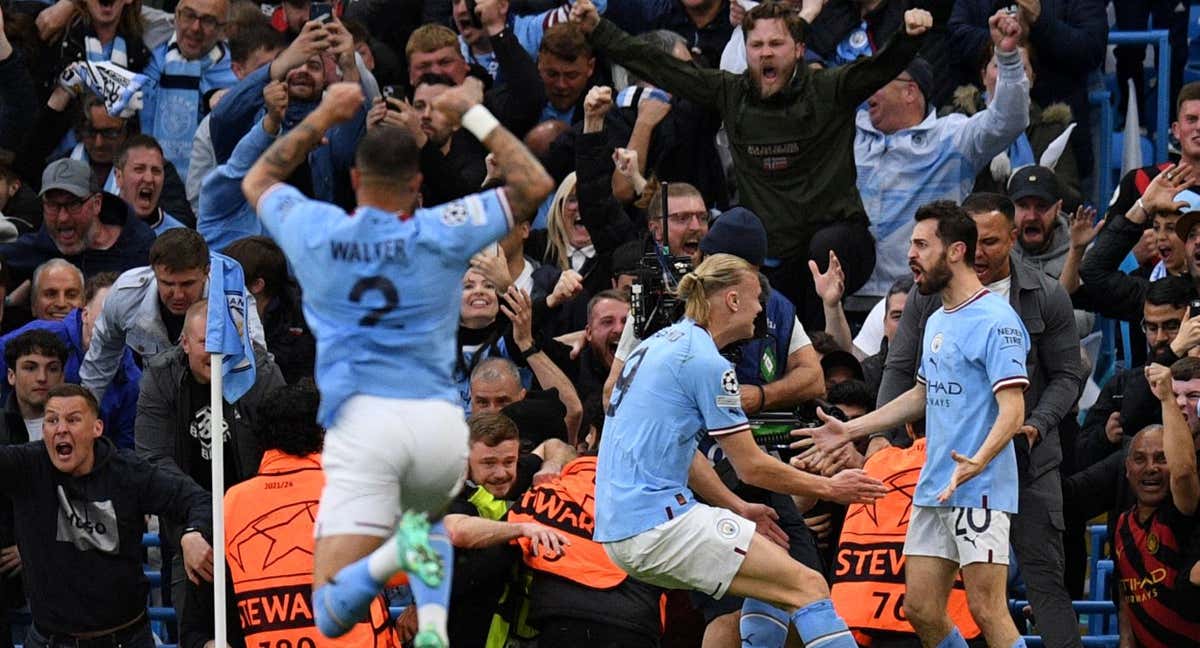 El Manchester City ganó su primera Champions League con una apabullante victoria ante el Real Madrid en semifinales. /AFP