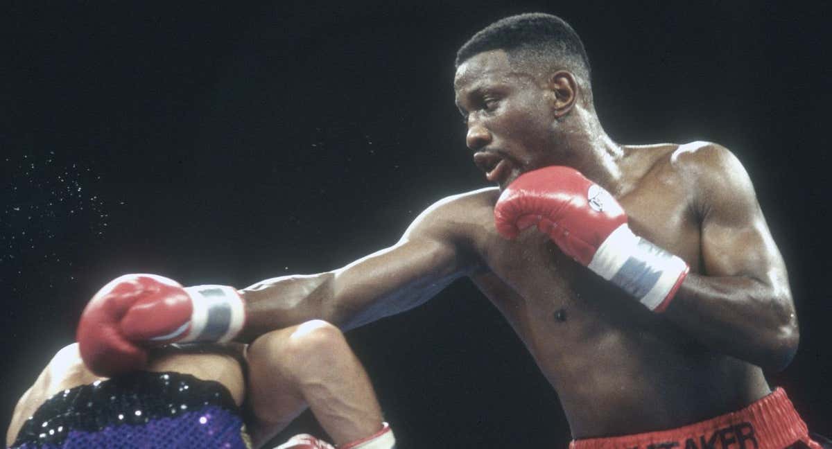Pernell Whitaker, durante un combate.