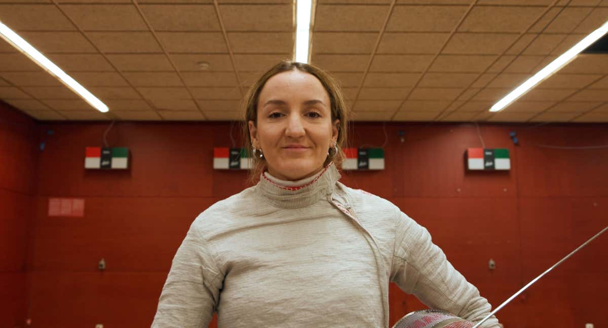 Lucía Martín-Portugués durante un entrenamiento en el CAR de Madrid./RELEVO