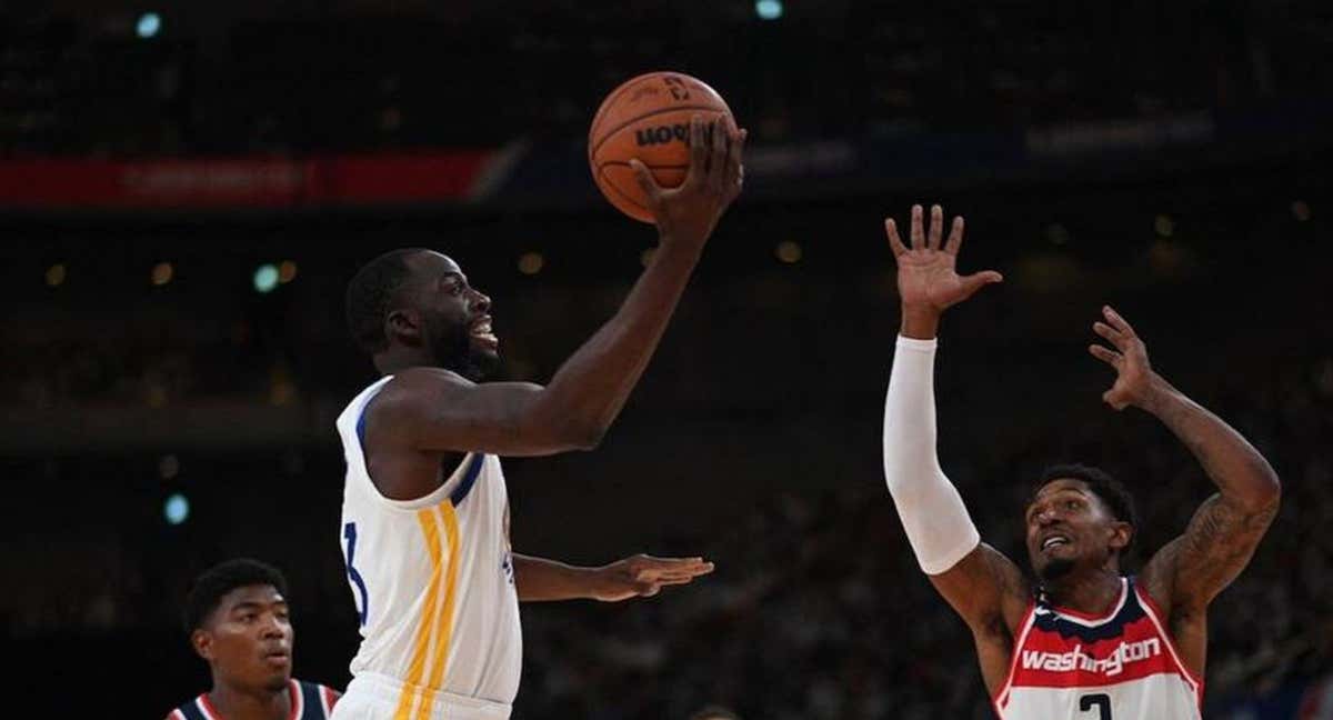 Draymond Green, durante un amistoso de pretemporada ante los Wizards