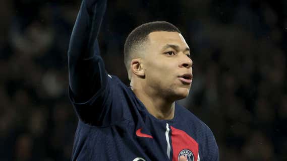 Kylian Mbappé, delantero del PSG pretendido por el Real Madrid. /GETTY