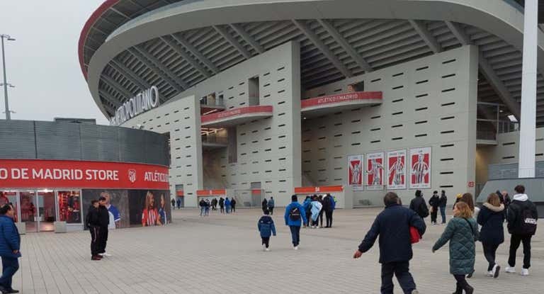 El ambiente previo al Getafe-Rayo.
