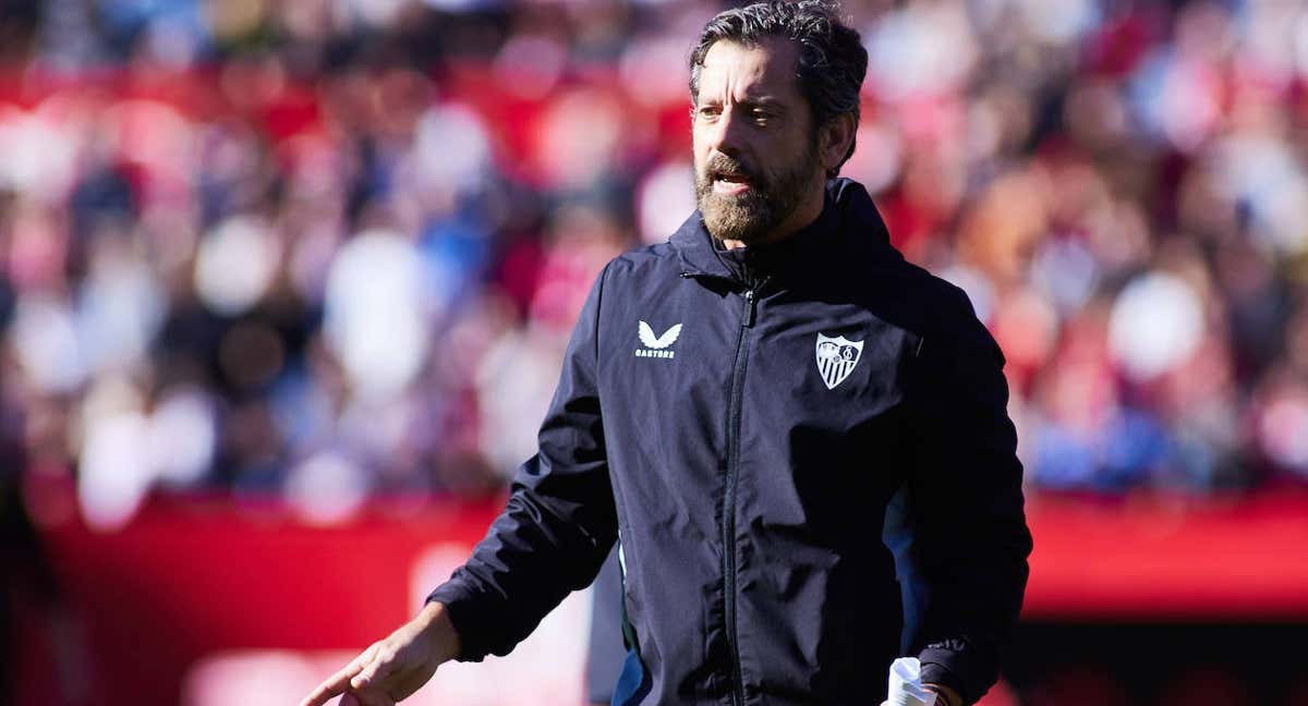 El entrenador del Sevilla, Quique Sánchez Flores./EP