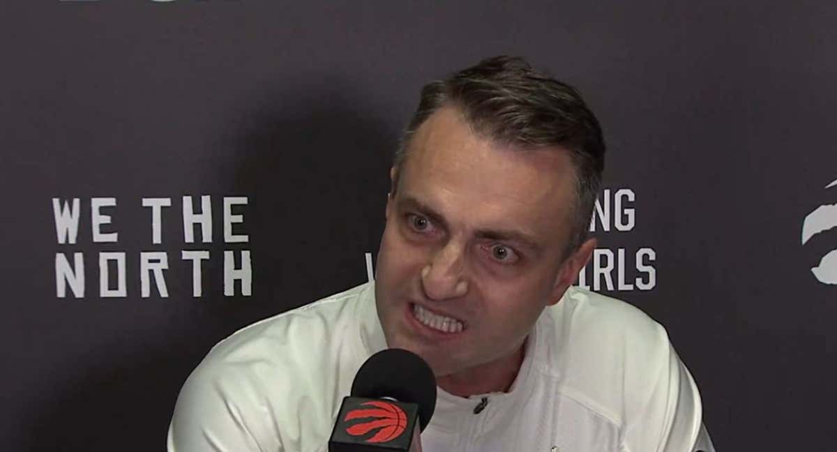 Darko Rajakovic, entrenador de los Toronto Raptors./Bleacher Report