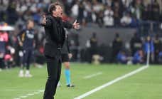 Simeone tira de ironía con la Supercopa en Arabia: «Mucha gente nos vino a animar, los sentimos muy cerca»