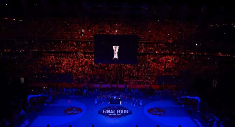 Presentación de Real Madrid y Olympiacos en la final de la última edición de la Euroliga.