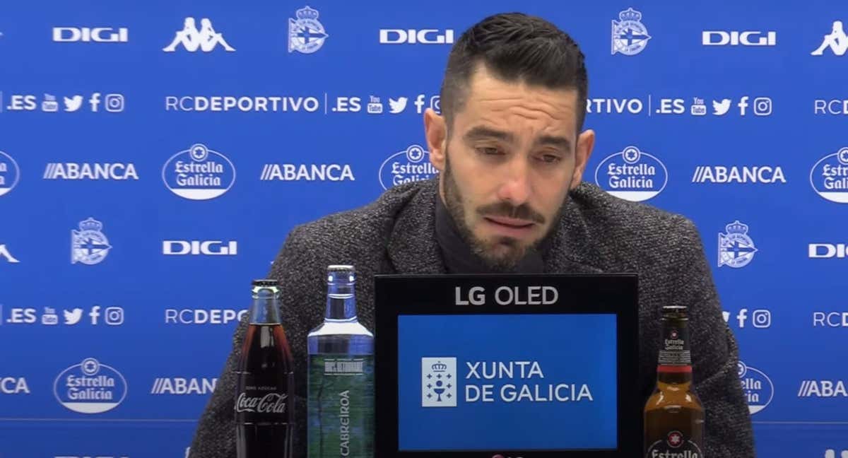 El drama del portero del Dépor en su despedida: ‘Espero que no me recuerden por aquello’
