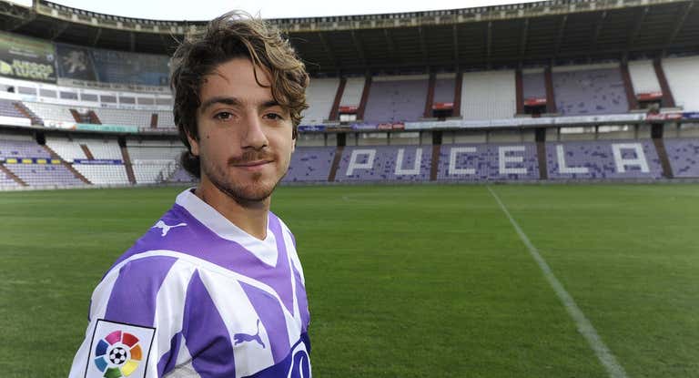 Sisi jugó cinco temporadas en el Real Valladolid.