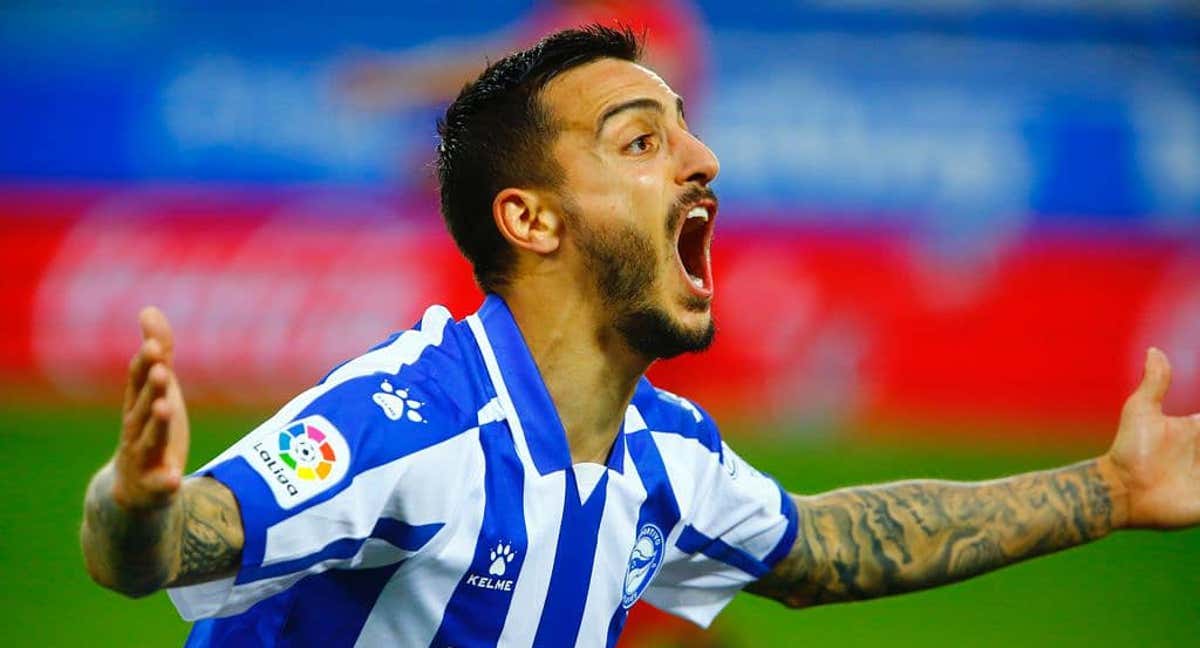 Joselu en su etapa en el Deportivo Alavés. /ALAVÉS.