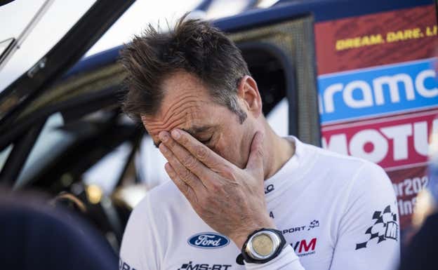 Nani Roma. tras una etapa del Rally Dakar 2024.  A.S.O./J.Delfosse/DPPI