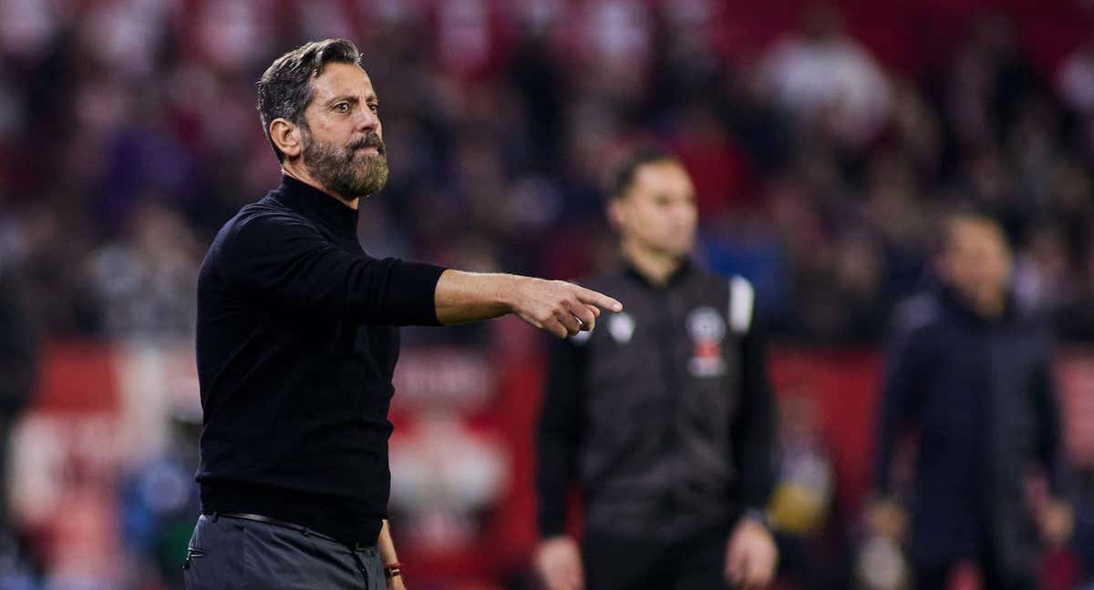 El entrenador del Sevilla, Quique Sánchez Flores./EP