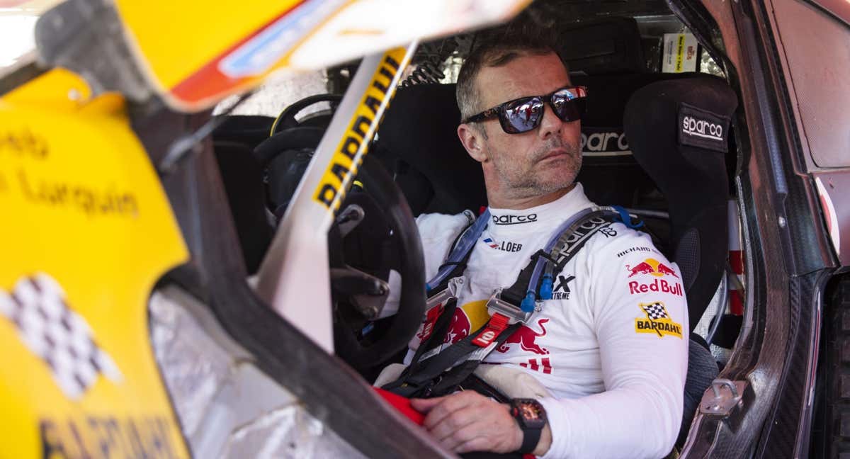 Sébastien Loeb, a bordo del Hunter T1+ del equipo Bahrain Raid Xtreme durante el Rally Dakar 2024. /A.S.O./J.Delfosse/DPPI