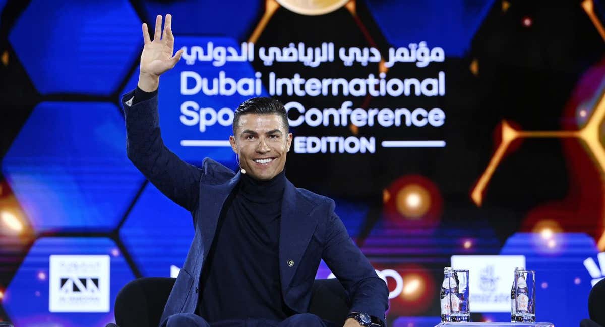 Cristiano Ronaldo, en la gala de los Globe Soccer.