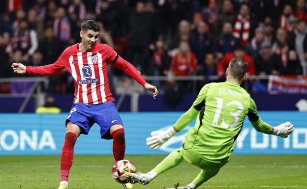 Morata, ante Lunin.